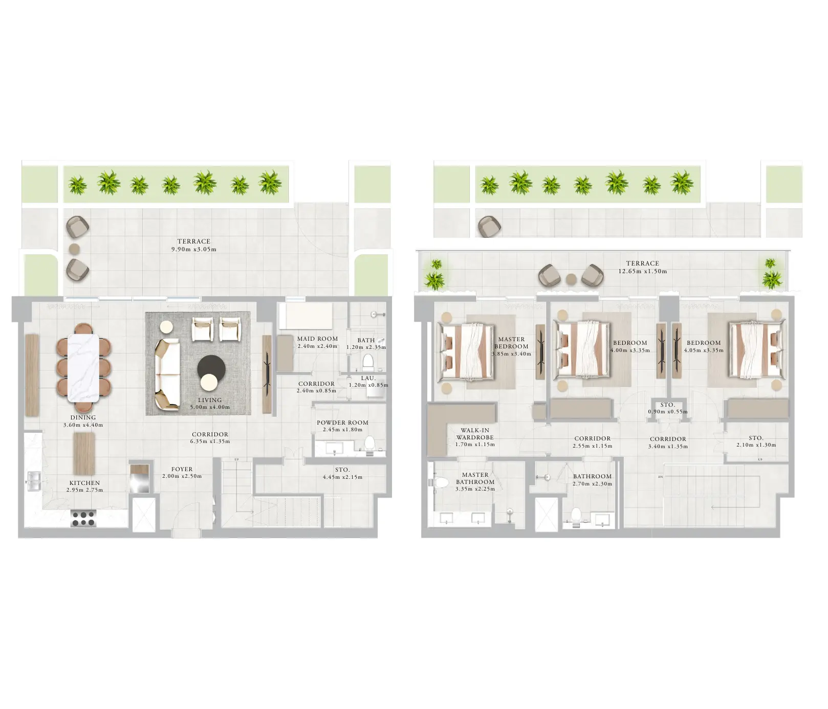 3 Bedroom Duplex 